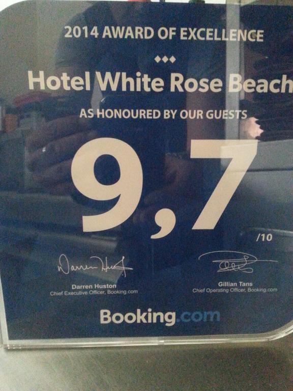 Hotel White Rose Beach Olympiakí Aktí Esterno foto
